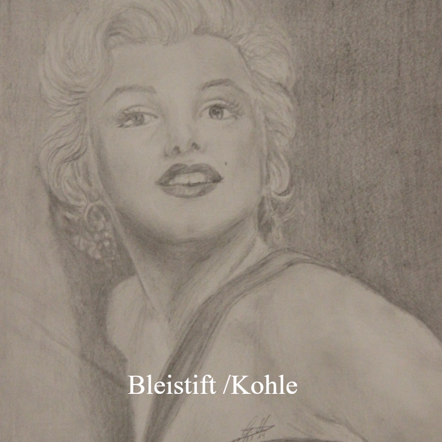 Bleistift und Kohle Galerie von Portrait-GowArt