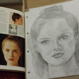 Bleistift auf Papier