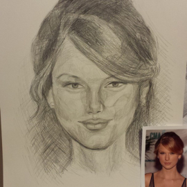 Bleistift auf Papier