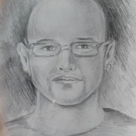 Bleistift auf Papier