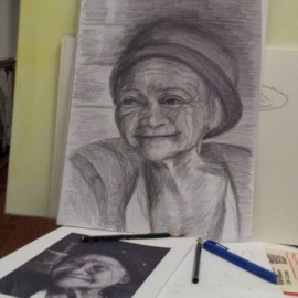 Bleistift auf Papier